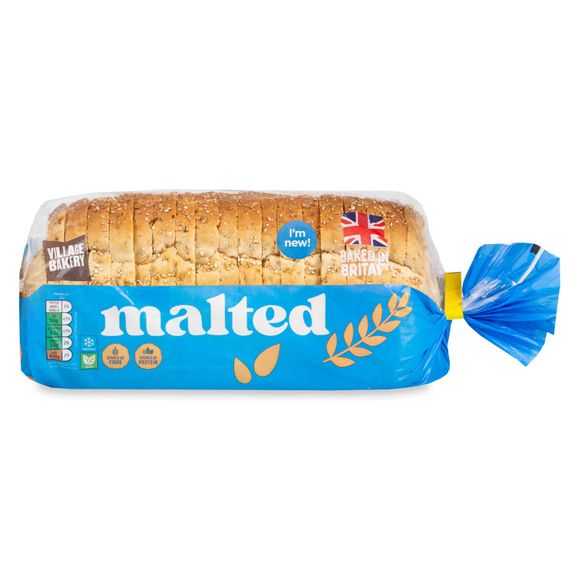 Village Bakery Medium Sliced Malted Loaf 800g